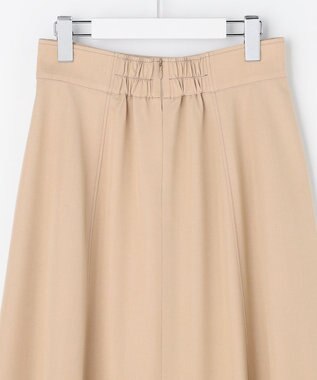 ANY SIS シャンブレーベルティッド スカート ライトベージュ