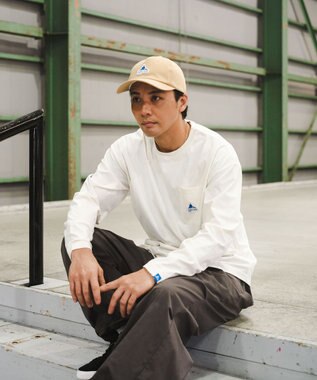 SHARE PARK MENS 【UVケア・吸水速乾・ストレッチ・軽量 】エンブレムTシャツ（L・XLサイズ） ホワイト系