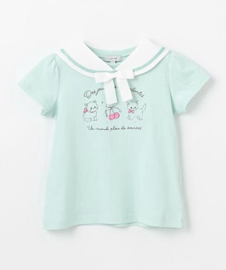 ANY KIDS セーラーカラー Tシャツ ミント