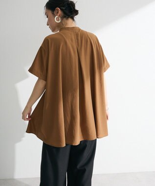 Green Parks 【WEB限定】ウエストタックシャツチュニックⅢ Camel