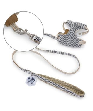 PET PARADISE ペットパラダイス ヒッコリー スリム ハーネス＆リード SM 中型犬 -