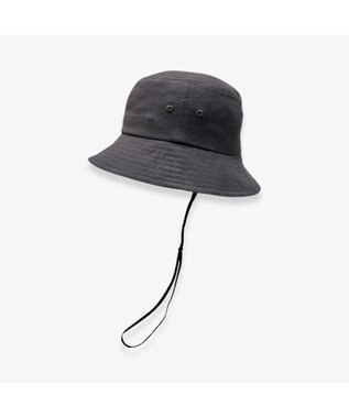 林八百吉商店 moz  綿麻ひも付きハット チャコール