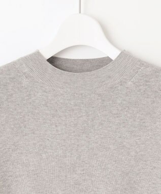 J.PRESS LADIES 【洗える】SECOND PRINCE モックネック ニット ライトグレー系