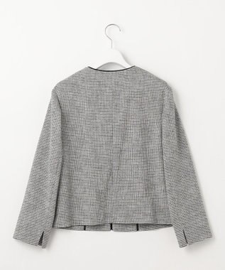 J.PRESS LADIES 【洗える】Calameraリングメッシュ ジャケット モノトーン系