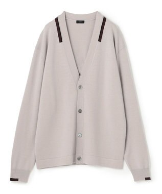 JOSEPH HOMME ウォッシャブルウール　Vネックカーディガン ベージュ系