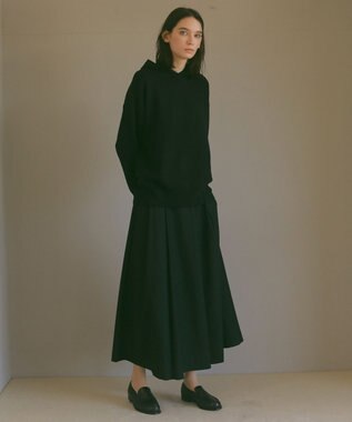 23区 【23区 | 5525gallery】ウールストレッチ フレア スカート ブラック系