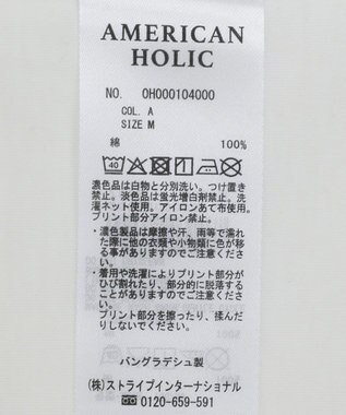 AMERICAN HOLIC フォト転写カットプルオーバー A