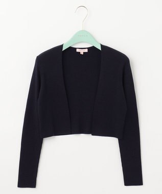TOCCA 【洗える！】SILK RIB BOLERO ボレロ ネイビー系