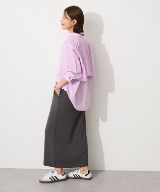 CRAFT STANDARD BOUTIQUE バックフリルシャツ Pink