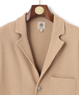 J.PRESS MEN 【High twist links】ニットブレザー ベージュ系
