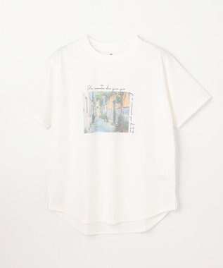 ANY アソートロゴラウンドヘムTシャツ フォト