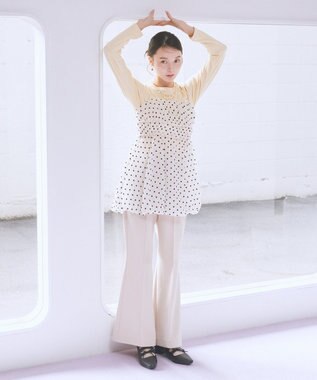 earth music&ecology Ｗリボンパンプス Black