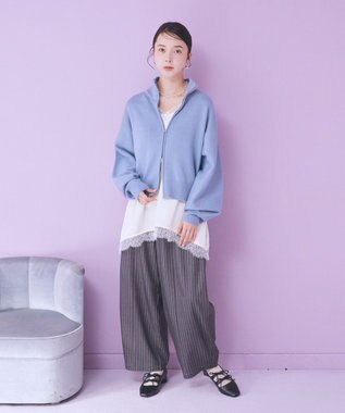 earth music&ecology Ｗリボンパンプス Black