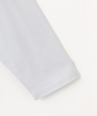 Feroux メッセージプリント・ロングスリーブTシャツ スカイブルー系