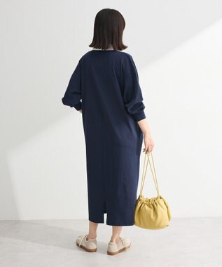 Green Parks ラガーシャツワンピース Navy