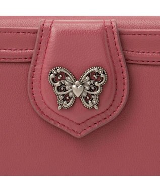 ANNA SUI ナーシャ フラップ長財布 ピンク
