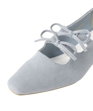 earth music&ecology Ｗリボンパンプス Sax