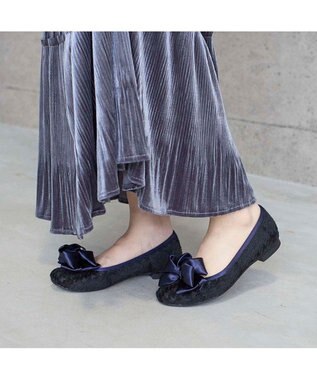 MODE ET JACOMO <MODE ET JACOMO>ラウンドリボンバレエシューズ
