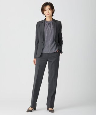 J.PRESS LADIES L BAHARIYE Houndstooth テーラード ジャケット グレー系3