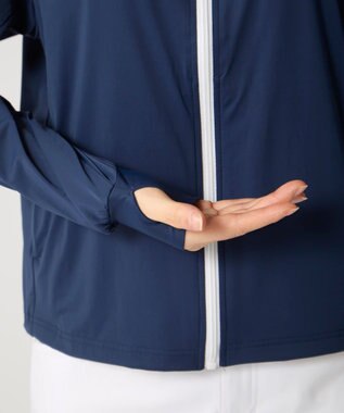 FILA GOLF／marie claire 【FILA GOLF】スーパーナイロンクール｜超接触冷感UVパーカー ネイビー