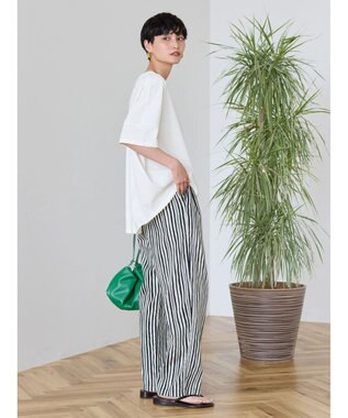 AMERICAN HOLIC 接触冷感バックタックカットプルオーバー White