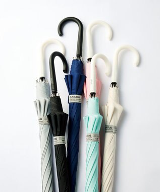 MOONBAT 【超撥水/ 耐風】フロータス (FLO(A)TUS) 長傘  無地 UV 60cm