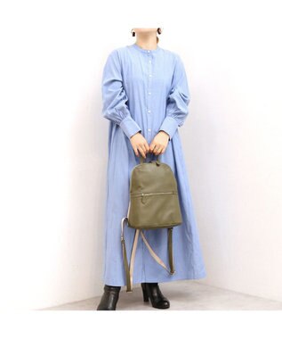 UNBILLION アトランタ ATLANTA / やぎ革軽量スマートリュック カーキ