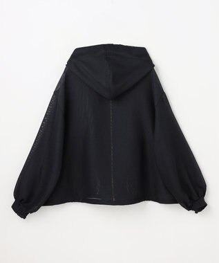 ANY L メッシュブルゾン ブラック