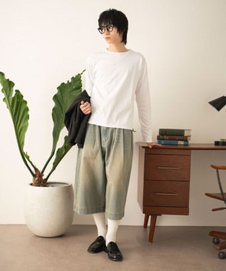 WEGO フレアスリーブT（LS） ホワイト