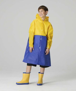 BEAMS SCHOOL シームレスレインコート イエロー