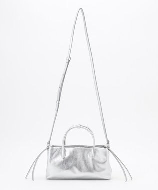 BEIGE， 【一部店舗限定】MARY AL TERNA /  RIKYU レザーショルダーバック Silver