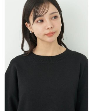 earth music&ecology バックヘムプリーツチュニック Black