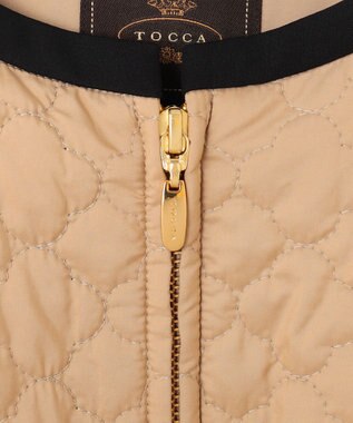 TOCCA 【消臭・洗える】CLOVER CARPET キルト中綿ショートコート ベージュ系