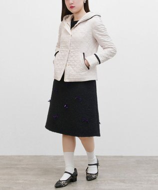 TOCCA LAURA キルティングショートコート ベージュ系