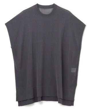 UNFILO フロスティコットン オーバーニット チャコール