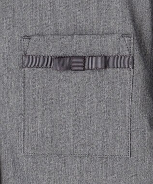 組曲 KIDS 【110-140㎝】リボンポケット ジャケット グレー