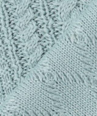 ANY L ソフトタッチケーブルニットチュニック ミント