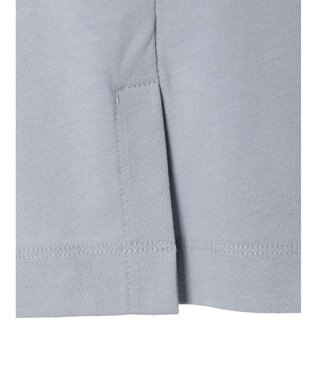 CRAFT STANDARD BOUTIQUE 接触冷感モックネックリングドットプルオーバー Sax