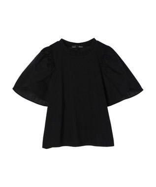 Green Parks ・ＳＵＧＡＲ　ＳＰＯＯＮ　チューリップスリーブＴＥＥ Black