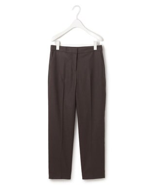 ICB 【洗える】プロヴィスウールツイル スティックパンツ チャコール系