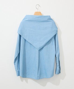 AMERICAN HOLIC スカーフセットデニムシャツ Light Indigo