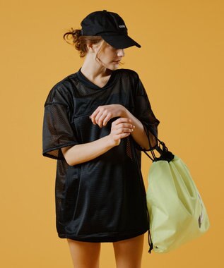 San-ai Resort（三愛水着楽園） WEB限定メッシュTシャツブラトップ4点セット水着 ブラックムジ1