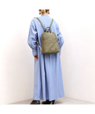 UNBILLION アトランタ ATLANTA / やぎ革軽量スマートリュック カーキ