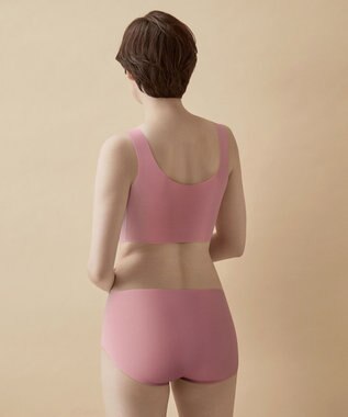 WACOAL ノンワイヤーブラ [GOCOCi/ワコール] ハーフトップ ブラトップ まるでつけていないような着ごこち 綿混 立体的なバストシルエット レディース CGG551 /ワコール ピンク