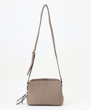 LA BAGAGERIE 【maison vert】 【多収納】アオリショルダーバッグ ライトグレー