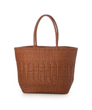 UNBILLION ペルケ perche / 牛革メッシュ編みトートL ブラウン