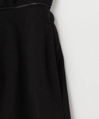 ANY SIS S 【洗える】セレモニーダブルクロス ワンピース ブラック