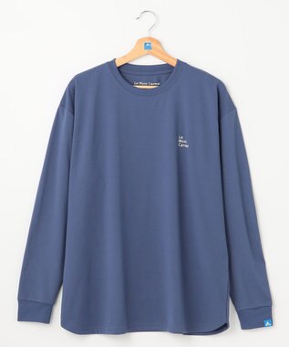 SHARE PARK MENS 【UNISEX】吸水速乾 LMCバックプリントロングスリーブTシャツ（L・XLサイズ） アッシュネイビー