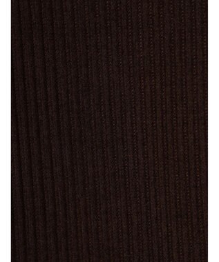 Green Parks リブ見えカットコールパンツ Brown