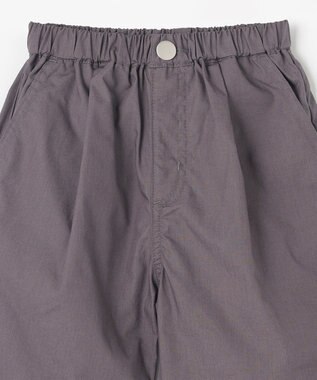 ANY KIDS ポプリン ハーフパンツ チャコール